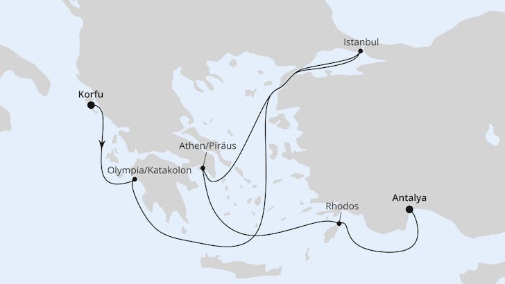 Impressionn zu AIDA Fernweh Special inkl. Bordguthaben - AIDAblu - Von Korfu nach Antalya 2