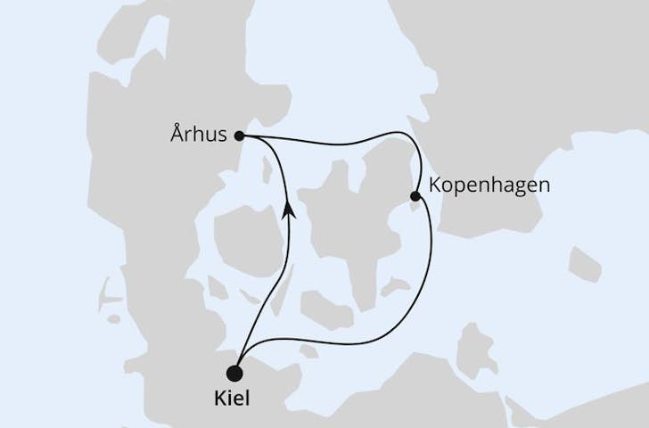 Impressionn zu AIDA Last Minute - AIDAluna oder AIDAmar- Kurzreise mit Kopenhagen