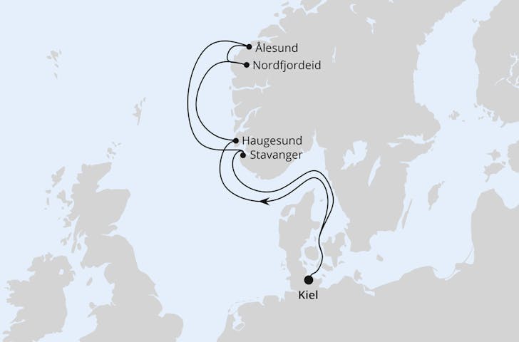 Impressionn zu AIDA Sonderpreisangebot - AIDAnova - Norwegen ab Kiel