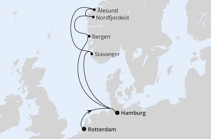 Impressionn zu Sommer 2024 Besttarif - AIDAprima - Norwegen ab Hamburg oder Rotterdam