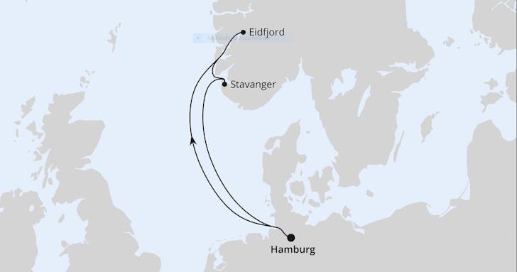 Impressionn zu Sommer 2024 - AIDAsol - Kurzreise nach Norwegen ab Hamburg