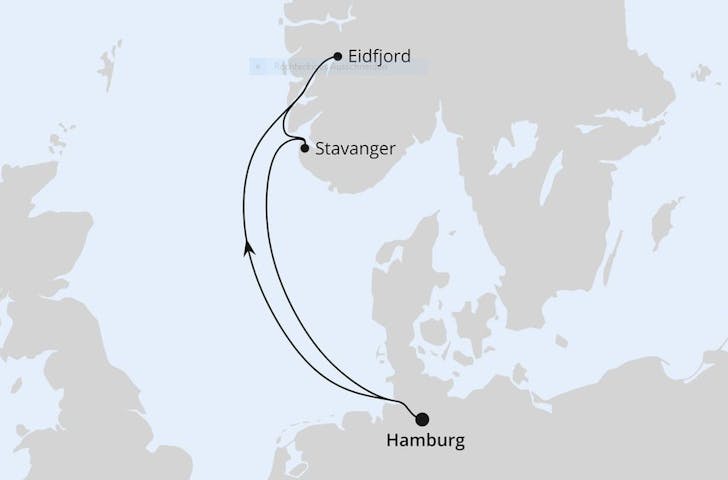 Impressionn zu Sommer 2024 Besttarif - AIDAsol - Kurzreise nach Norwegen ab Hamburg