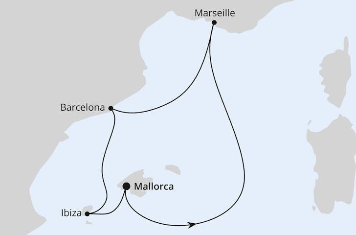 Impressionn zu Sommer 2024 - AIDAstella - Kurzreise nach Frankreich & Spanien