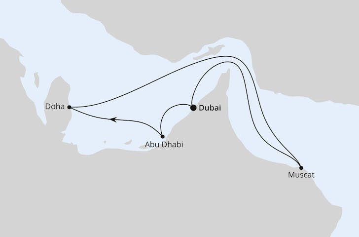 Impressionn zu Winter 2023/24 Besttarif - AIDAprima - Orient mit Oman ab Dubai