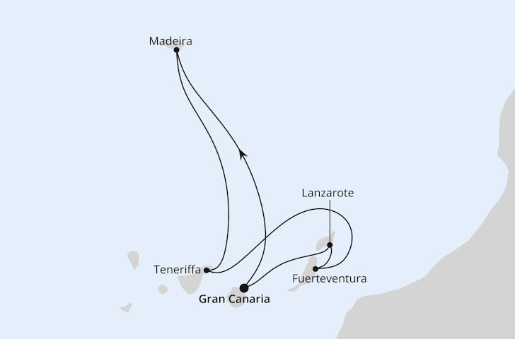 Impressionn zu Osterferien 2024 - AIDAcosma - Kanaren & Madeira