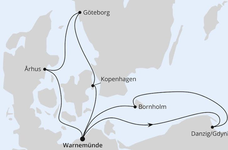Impressionn zu Sommer 2024 - AIDAmar - Dänemark mit Danzig & Göteborg