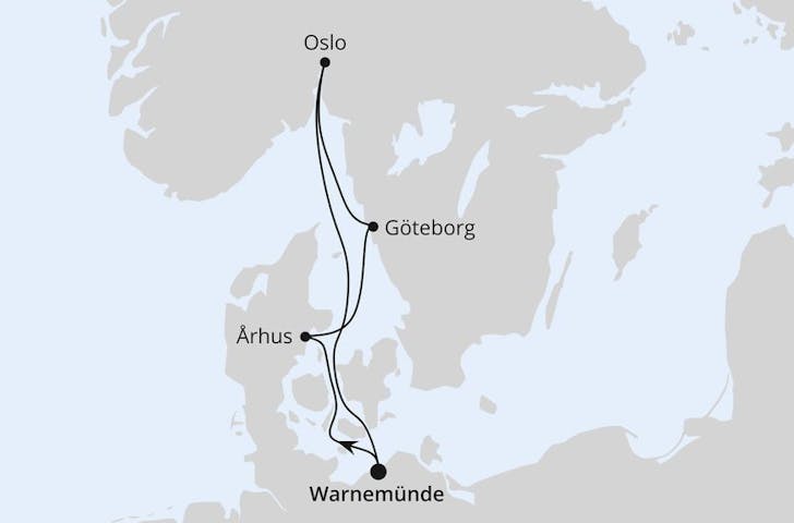 Impressionn zu Sommer 2024 Besttarif - AIDAmar - Kurzreise nach Skandinavien