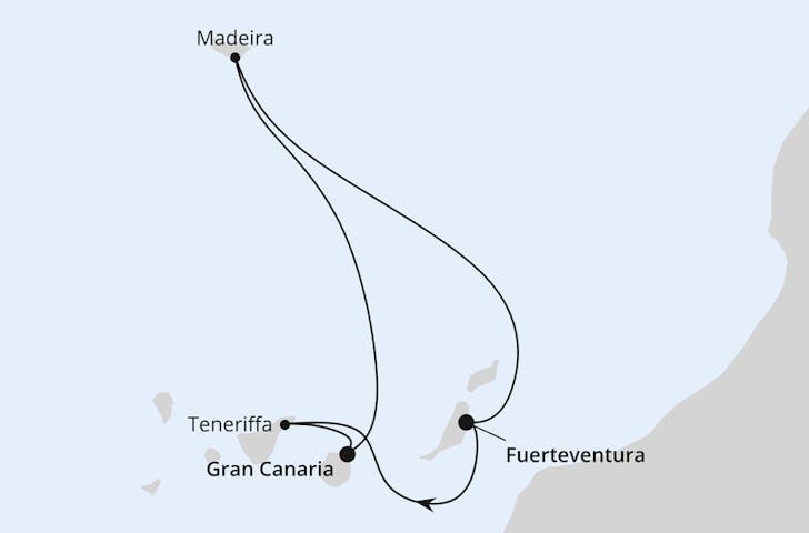 Impressionn zu AIDA Winter 2024/25 - AIDAblu - Kanarische Inselwelt & Madeira