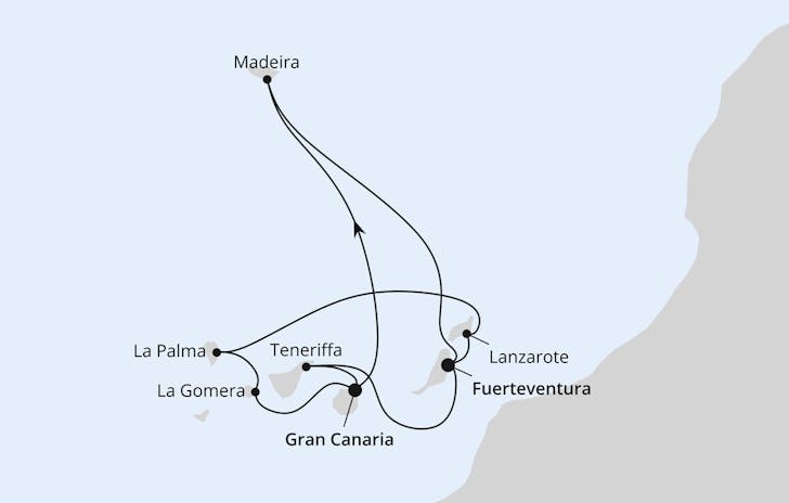 Impressionn zu AIDA Winter 2024/25 - AIDAblu - Große Kanaren-Rundreise & Madeira