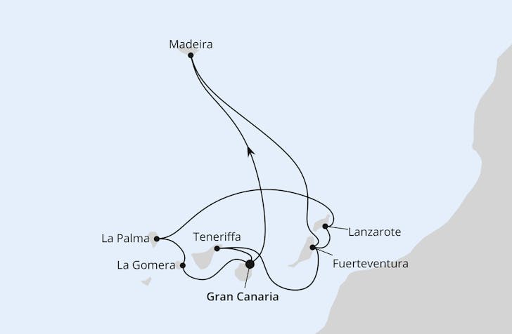 Impressionn zu AIDA Winter 2024/25 Besttarif - AIDAblu - Kanaren & Madeira mit La Gomera