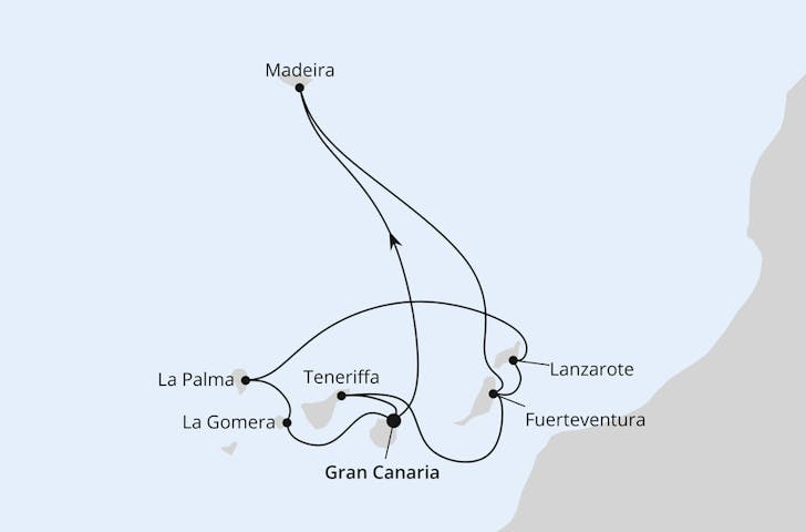Impressionn zu Suiten Special Winter 2024/25 - AIDAblu - Kanaren & Madeira mit La Gomera