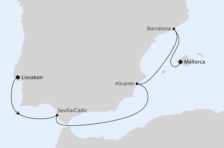 Impressionn zu AIDA Winter 2024/25 - AIDAprima - Von Lissabon nach Mallorca