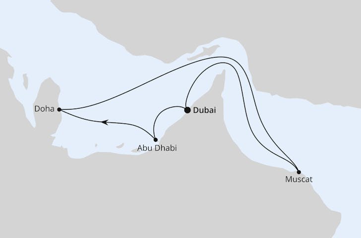 Impressionn zu AIDA Winter 2024/25 Besttarif - AIDAprima - Orient mit Oman ab Dubai