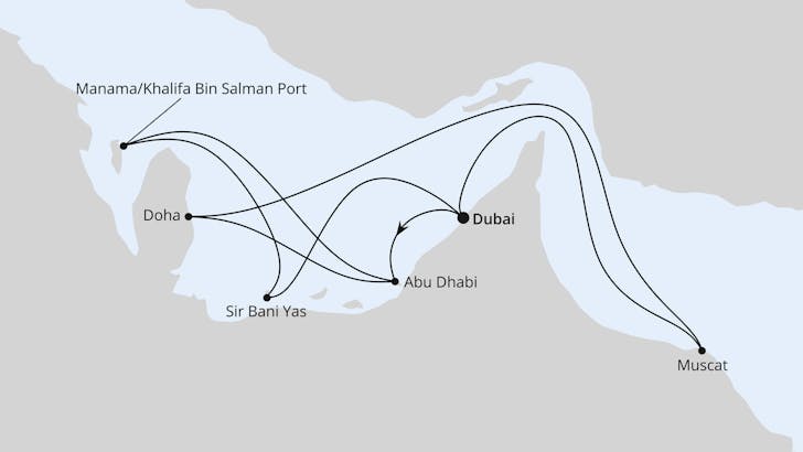 Impressionn zu AIDA Weihnachten & Silvester 2024/25 - AIDAprima - Große Orient-Reise ab Dubai