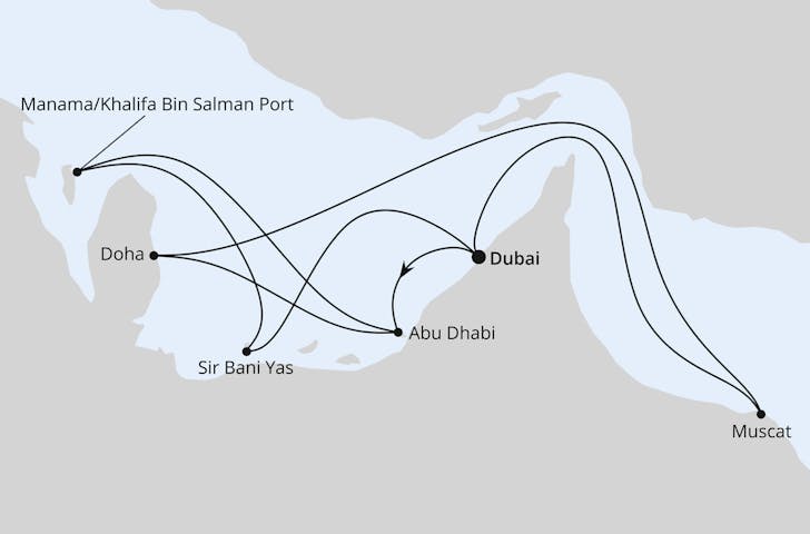 Impressionn zu Weihnachten & Silvester 2024/25 - AIDAprima - Große Orient-Reise ab Dubai