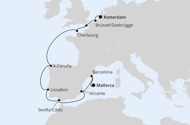 Impressionn zu Suiten Special Transreise 2024 - AIDAprima - Von Rotterdam nach Mallorca