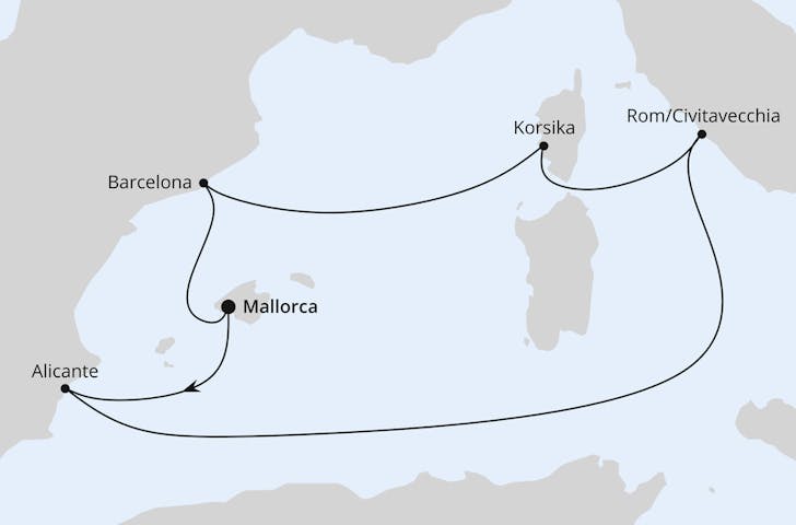Impressionn zu AIDA Winter 2024/25 - AIDAprima - Osterreise duchs Mittelmeer