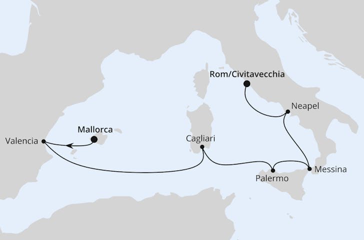 Impressionn zu Sommer 2025 - AIDAdiva - Italien & Malta/Spanien