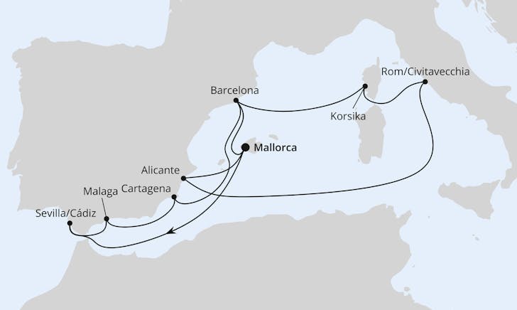 Impressionn zu AIDA Winter 2024/25 - AIDAprima - Große Osterreise durchs Mittelmeer