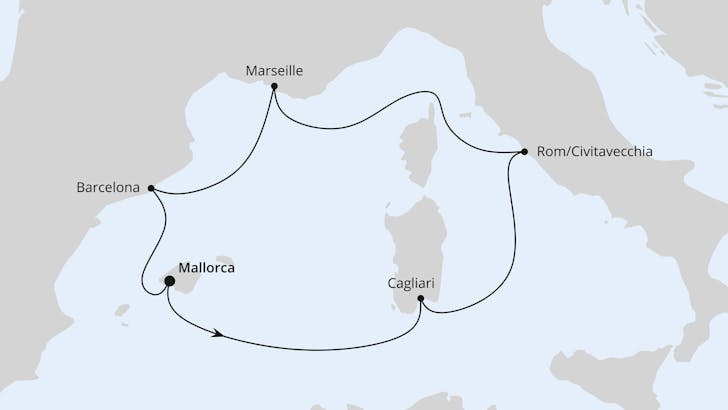 Impressionn zu Sommer 2024 Besttarif - AIDAcosma - Mediterrane Schätze ab Mallorca