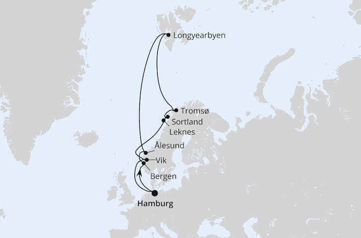 Impressionn zu AIDA PREMIUM All Inclusive Sommer 2024 - AIDAluna - Norwegen mit Spitzbergen & Lofoten