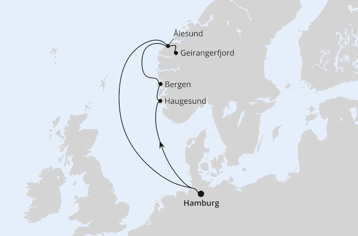 Impressionn zu Sommer 2024 - AIDAprima - Norwegen ab Hamburg