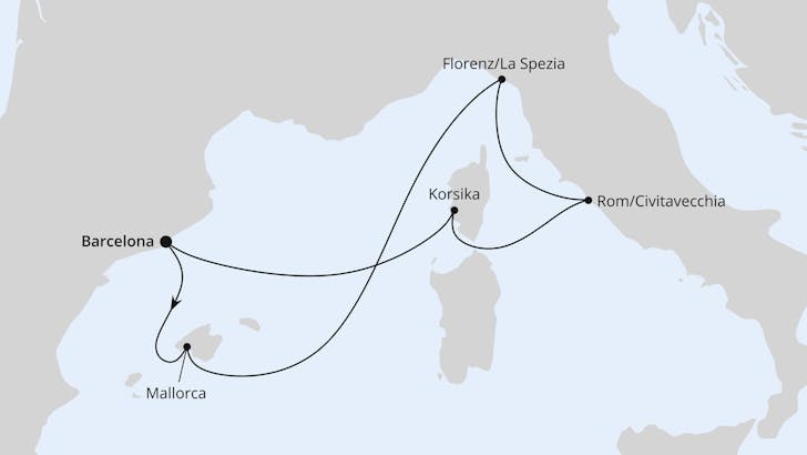 Impressionn zu Sommer 2025 - AIDAcosma - Mediterrane Schätze mit Korsika