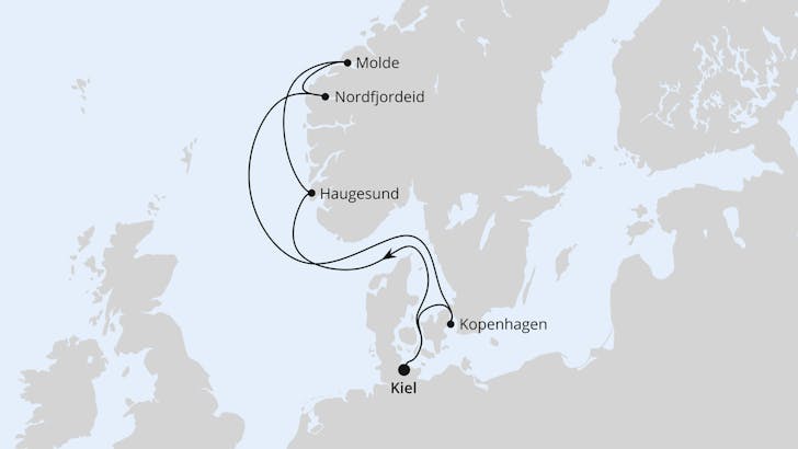 Impressionn zu Sommer 2024 - AIDAnova - Norwegen ab Kiel