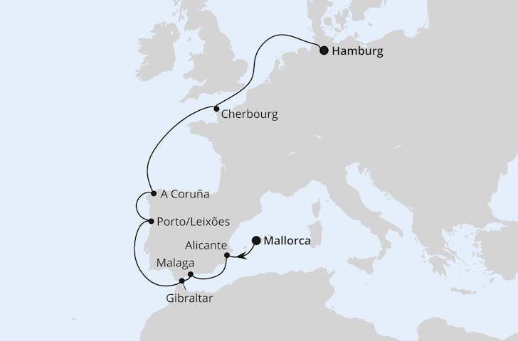 Impressionn zu Suiten Special Transreise 2025 - AIDAprima - Vom Mittelmeer nach Hamburg