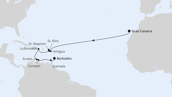Impressionn zu AIDA Fernweh Special inkl. Bordguthaben - AIDAperla -  Von Gran Canaria nach Barbados