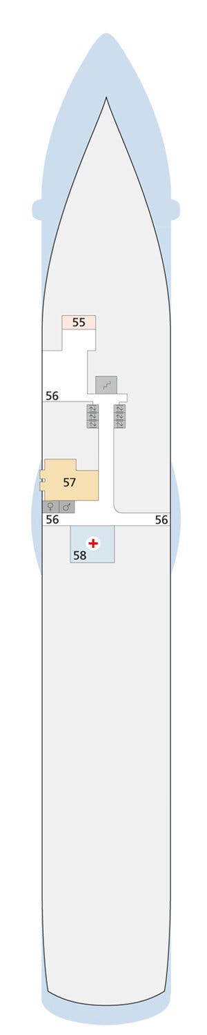 AIDAbella - AIDA Cruises - Deck 3 (Deck 3)
