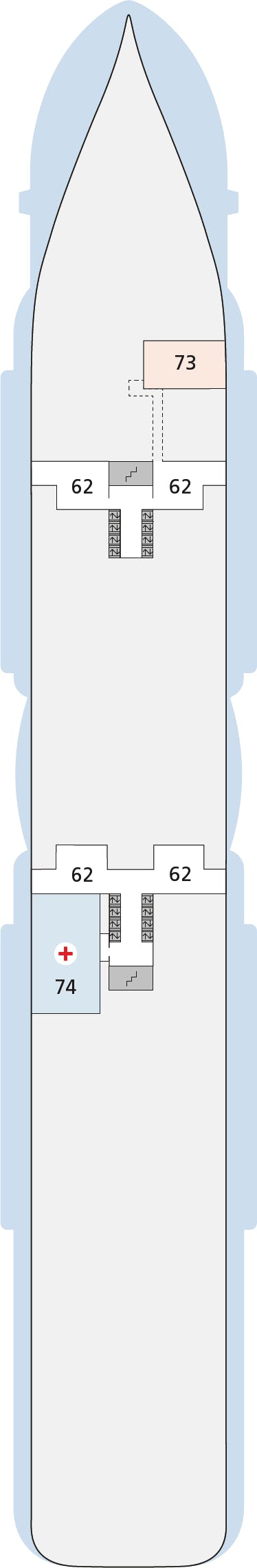 AIDAcosma - AIDA Cruises - Deck 3 (Deck 3)