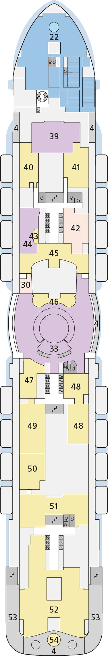 AIDAcosma - AIDA Cruises - Deck 7 (Deck 7)