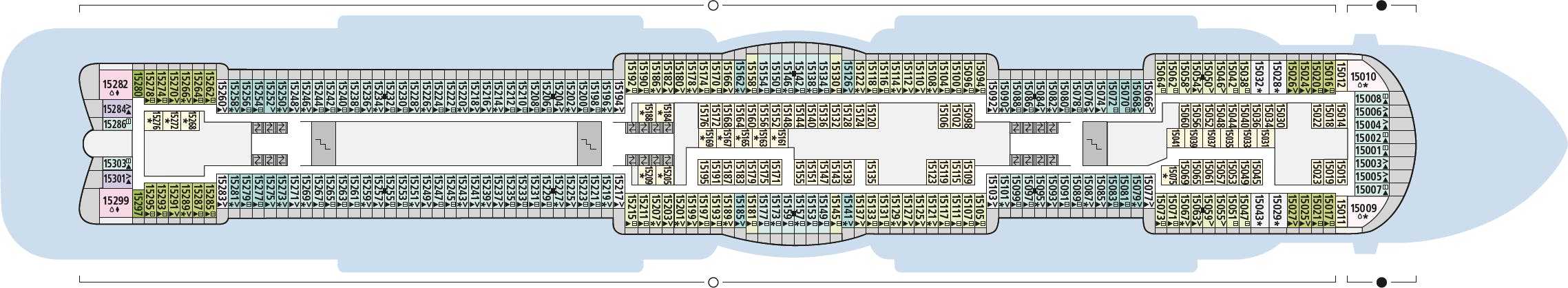 AIDAcosma - AIDA Cruises - Deck 15 (Deck 15)