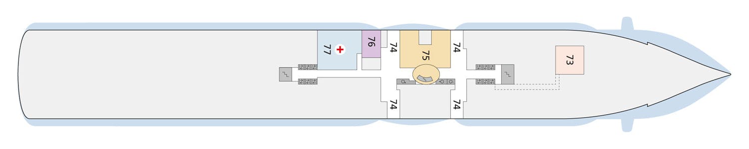 AIDAprima - AIDA Cruises - Deck 3 (Deck 3)