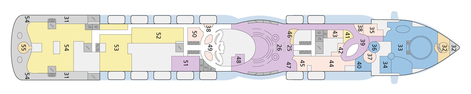 AIDAprima - AIDA Cruises - Deck 7 (Deck 7)