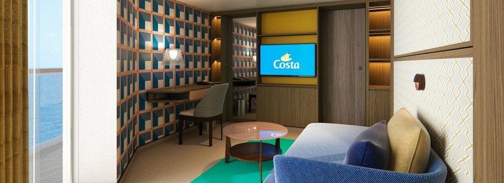 Costa Smeralda - Costa Kreuzfahrten - Suite mit Bad/Hydromassage und Balkon (S)