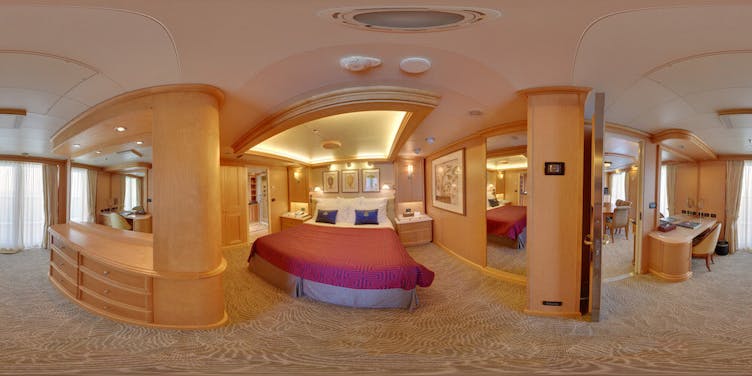 Queen Elizabeth - Cunard Line - Master Suiten, Mittschiffs, Deck 7 (Q2)