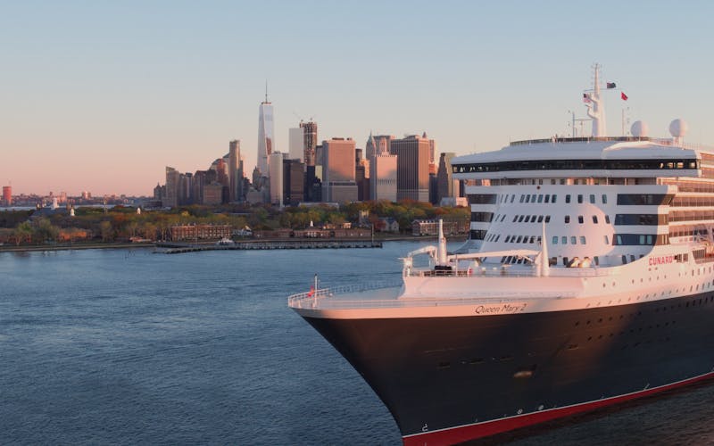 Die Queen Mary 2 in New York 