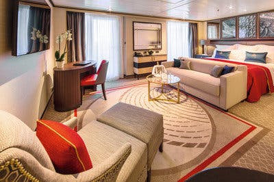 Queen Mary 2 - Cunard Line - Queens Suiten, Mittschiffs, Deck 8, 9 (Q7)