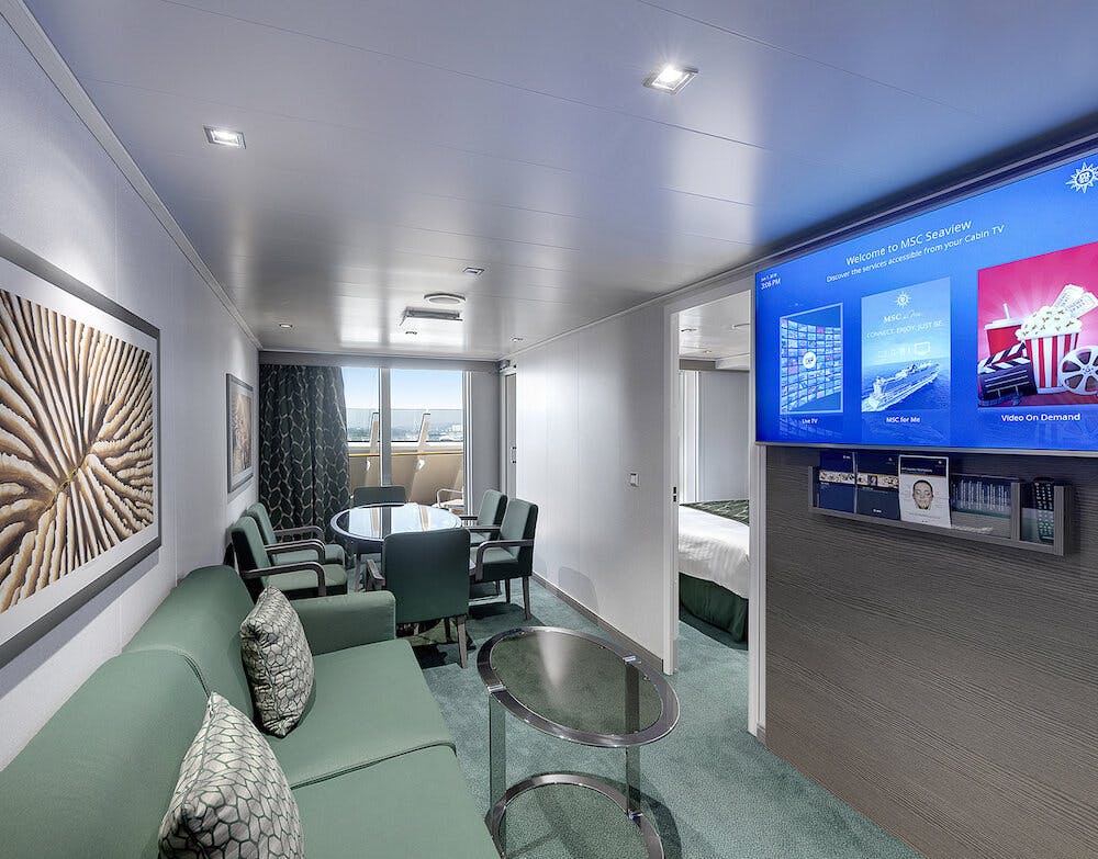 MSC Seaside - MSC Cruises - Grand Suite  mit zwei Schlafzimmern (SD)