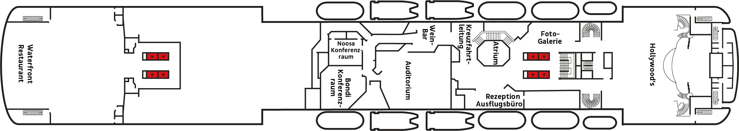 Vasco da Gama - Nicko Cruises Hochsee - Deck 5 (Main Deck)