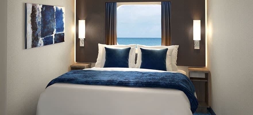 Norwegian Encore - Norwegian Cruise Line - Außenkabine mit  Panoramafenster (OA)