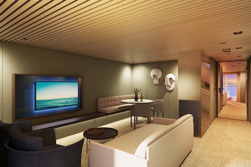 Norwegian Viva - Norwegian Cruise Line - The Haven Owner's Suite mit Hauptschlafzimmer und großem Balkon (H5)