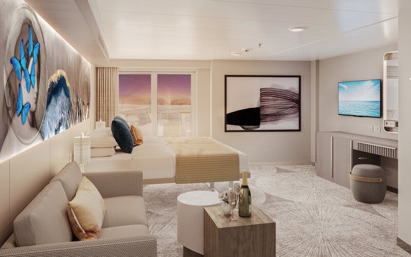Norwegian Viva - Norwegian Cruise Line - Club Balcony Suite mit großem Balkon (M2)