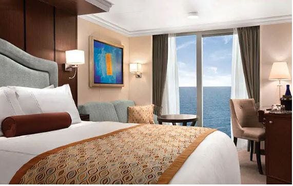 MS Riviera - Oceania Cruises - Deluxe Kabine mit Meerblick
