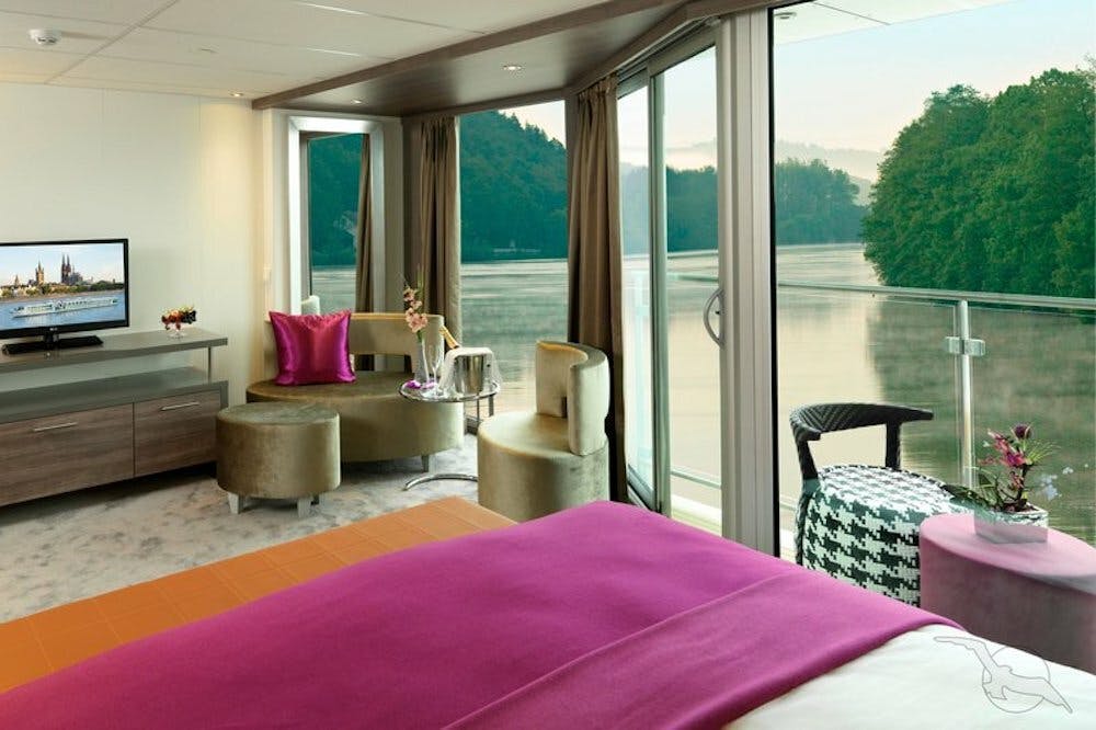 MS A-Silver - Phoenix Flusskreuzfahrten - Zweibett Suite außen mit Balkon Mozart-Deck (E)