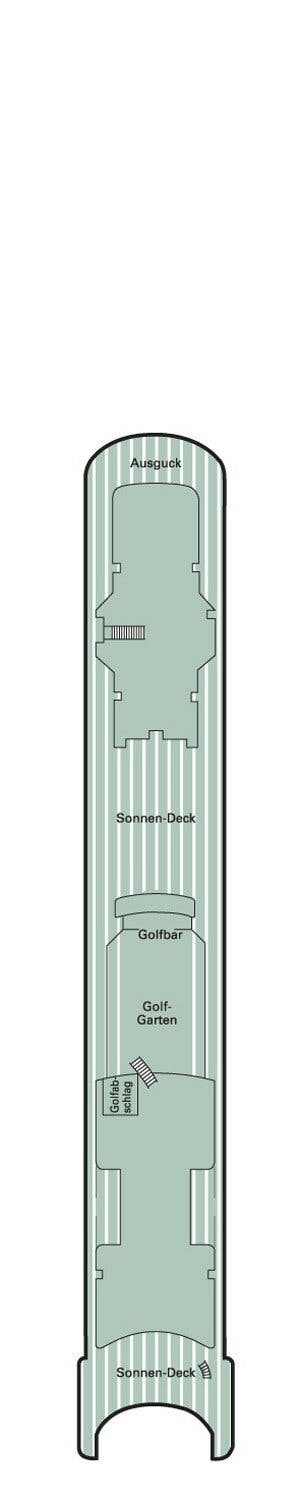 MS Amadea - Phoenix Seereisen - Deck 11 (Sonnen-Deck)