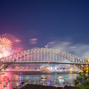 Australien Sydney Silvester Feuerwerk