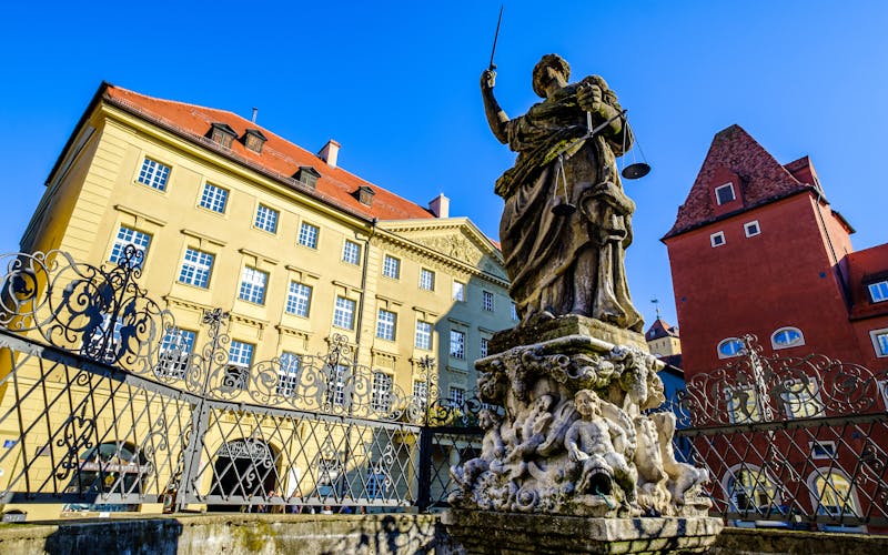 Die Altstadt in Regensburg 